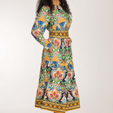 Wow midi jersey dress - Navy folklore