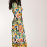 Wow midi jersey dress - Navy folklore