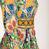 Wow midi jersey dress - Navy folklore