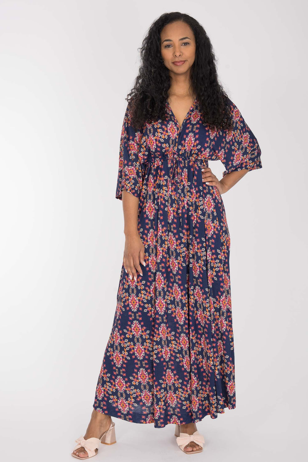 To wear everywhere maxi jersey dress - Navy