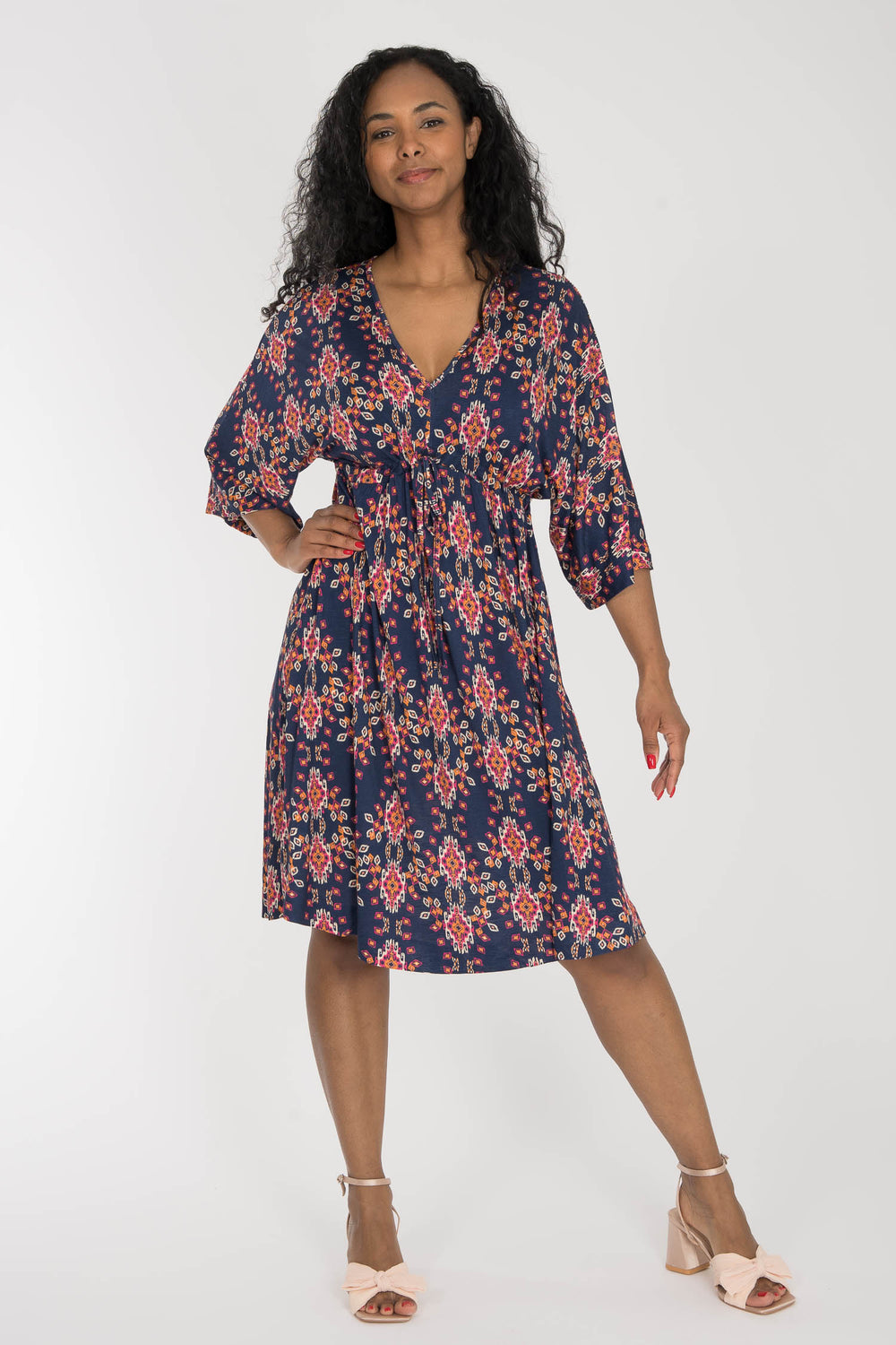To wear everywhere short jersey dress - Navy