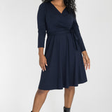 Ready to go short jersey dress - Navy Blue