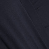 Slip-On wrap midi jersey dress - Navy