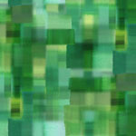 Loose fit short wrap jersey dress - Green