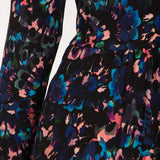 Ideal short jersey dress - Blue-Pink