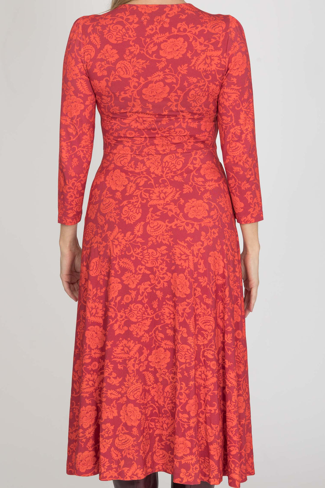 Ready to go midi jersey dress - Red