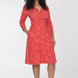 Ready to go short jersey dress - Red