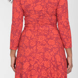 Ready to go short jersey dress - Red