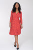 Ready to go short jersey dress - Red