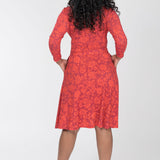 Ready to go short jersey dress - Red
