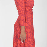 Ready to go short jersey dress - Red