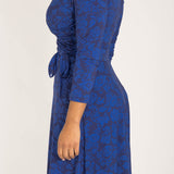 Ready to go short jersey dress - Blue