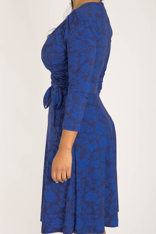 Ready to go short jersey dress - Blue
