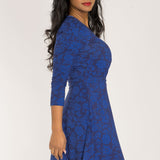 Ready to go short jersey dress - Blue