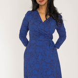 Ready to go short jersey dress - Blue