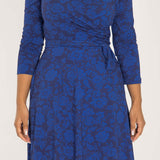 Ready to go short jersey dress - Blue