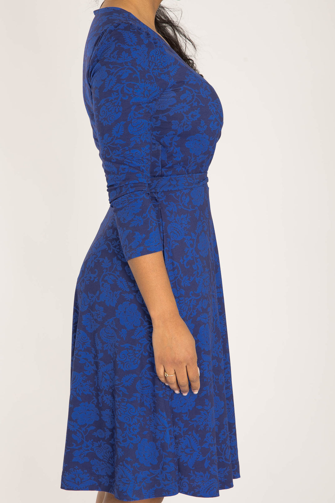 Ready to go short jersey dress - Blue