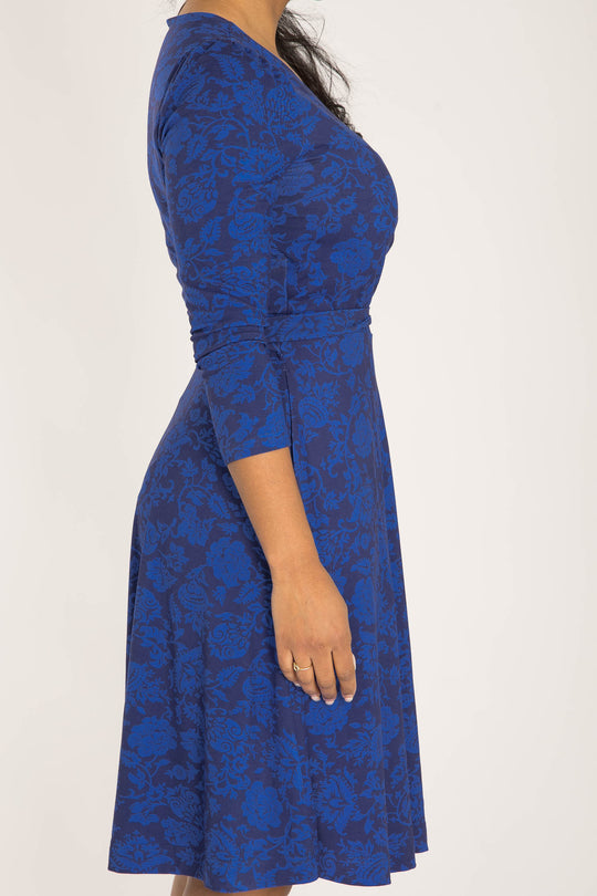 Ready to go short jersey dress - Blue