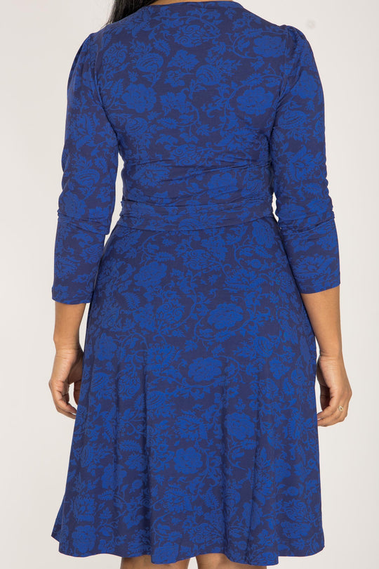Ready to go short jersey dress - Blue