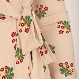 Bestie wrap midi jersey dress - Beige