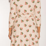 Bestie wrap short jersey dress - Beige