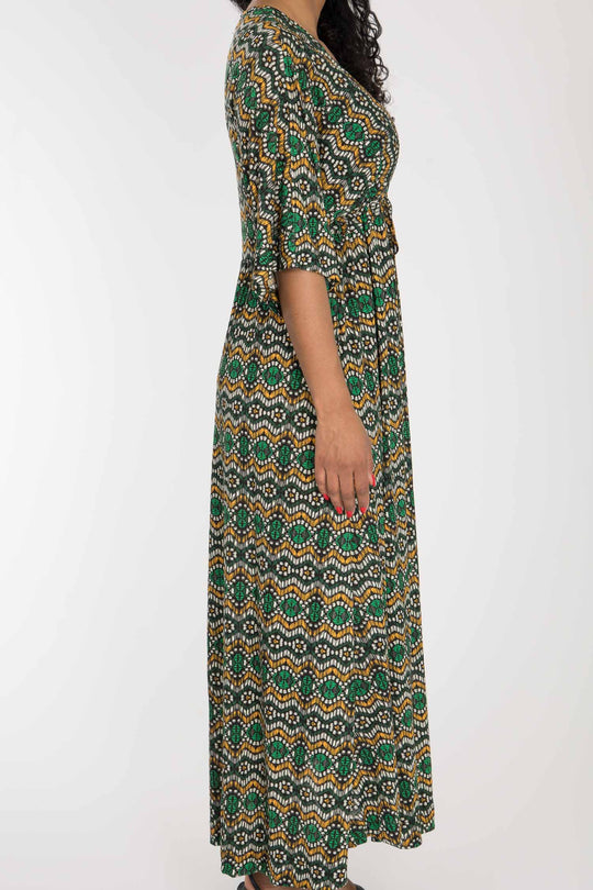 To wear everywhere maxi jersey dress - Green