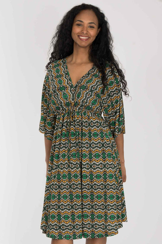 To wear everywhere short jersey dress - Green