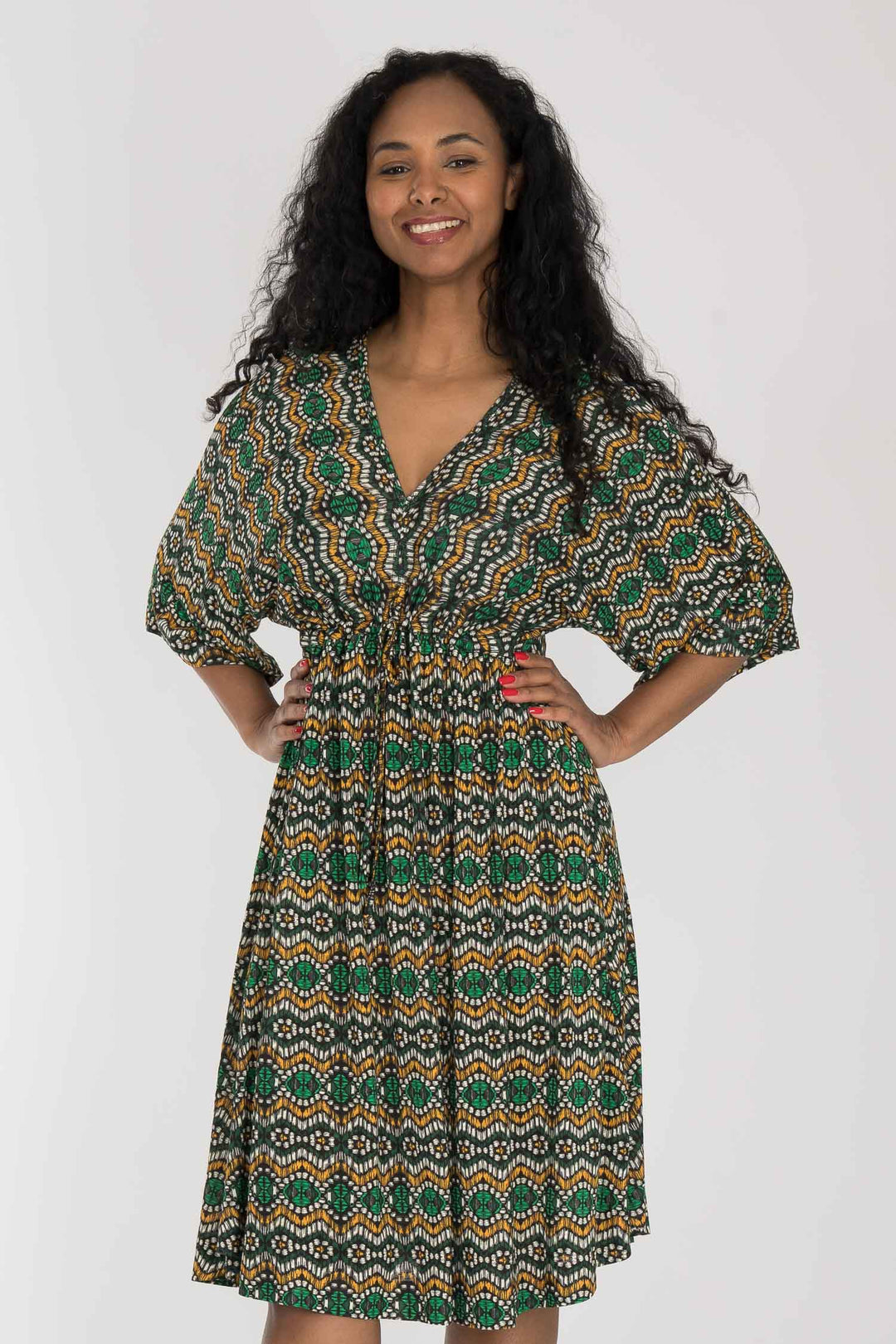 To wear everywhere short jersey dress - Green