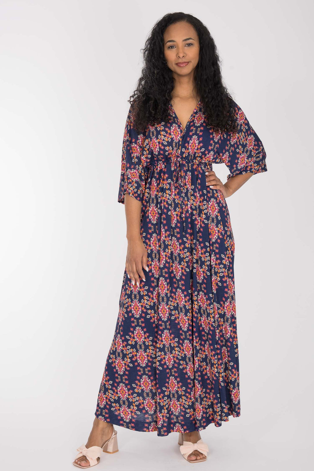 To wear everywhere maxi jersey dress - Navy