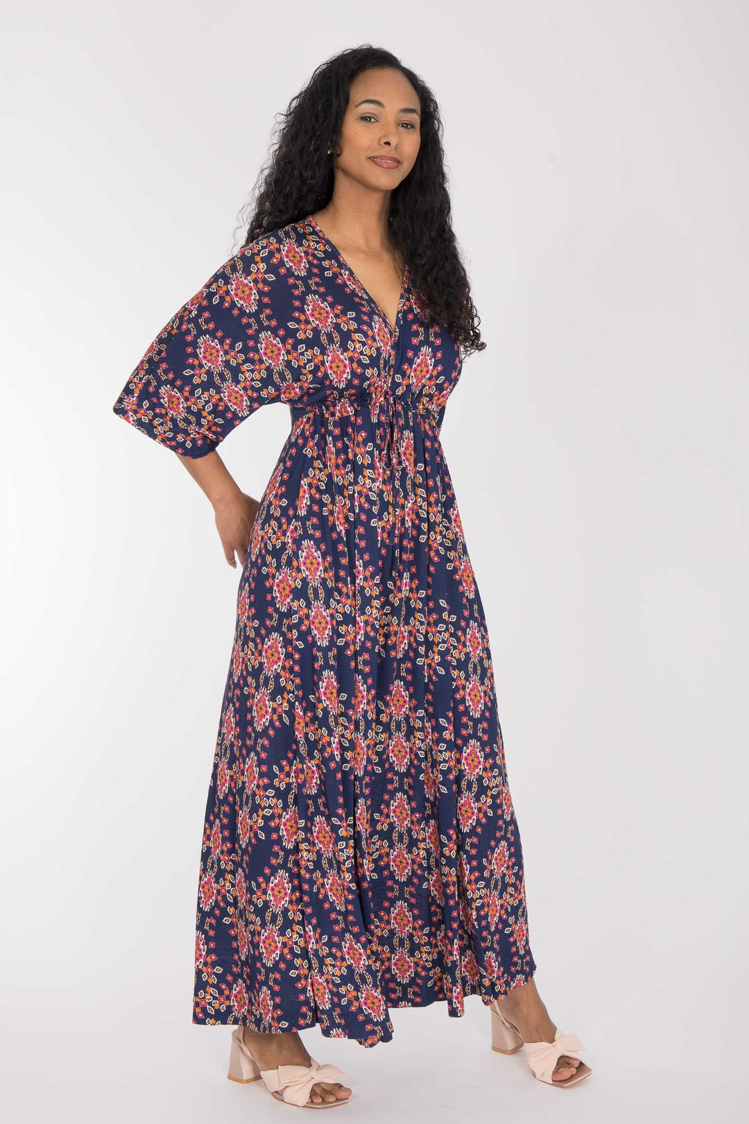 To wear everywhere maxi jersey dress - Navy