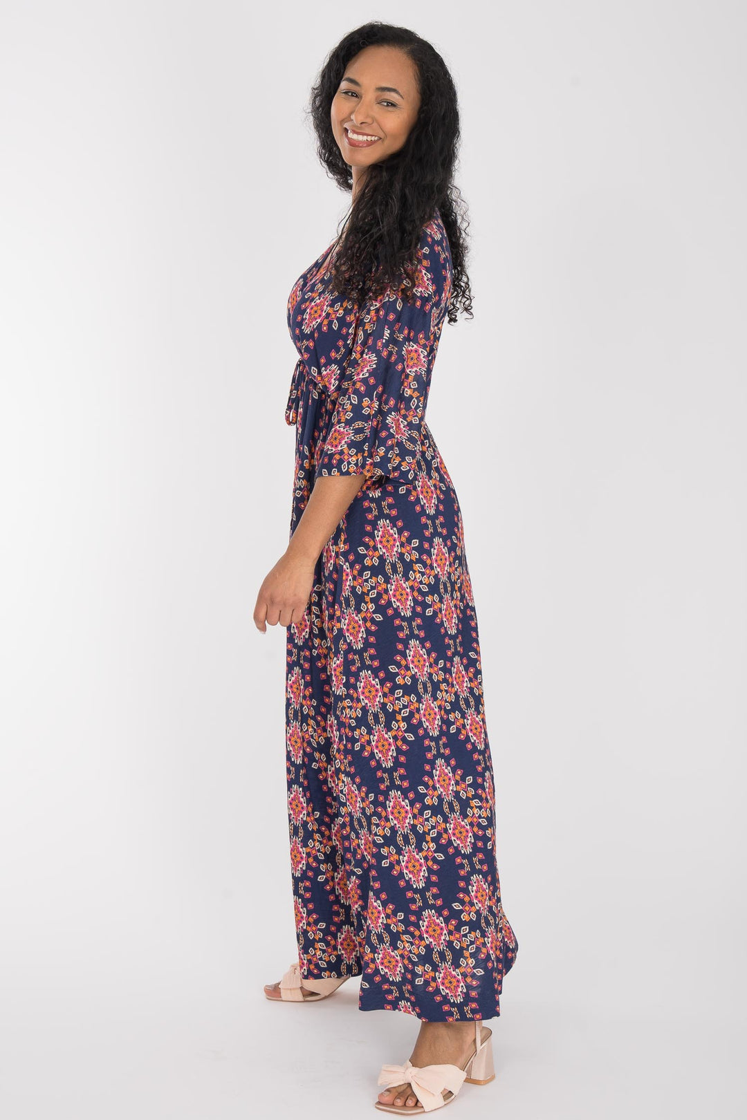 To wear everywhere maxi jersey dress - Navy