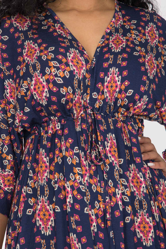 To wear everywhere maxi jersey dress - Navy
