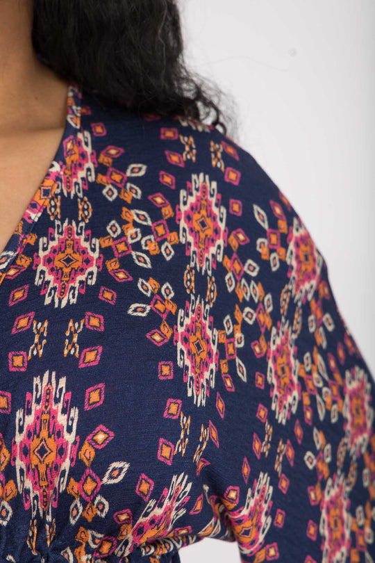 To wear everywhere maxi jersey dress - Navy