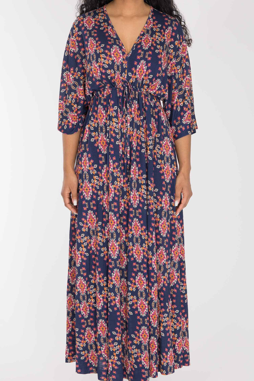 To wear everywhere maxi jersey dress - Navy