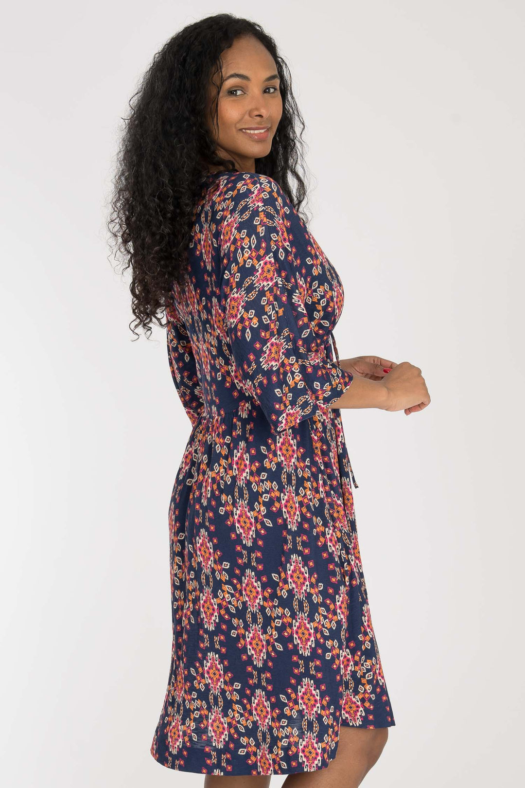 To wear everywhere short jersey dress - Navy