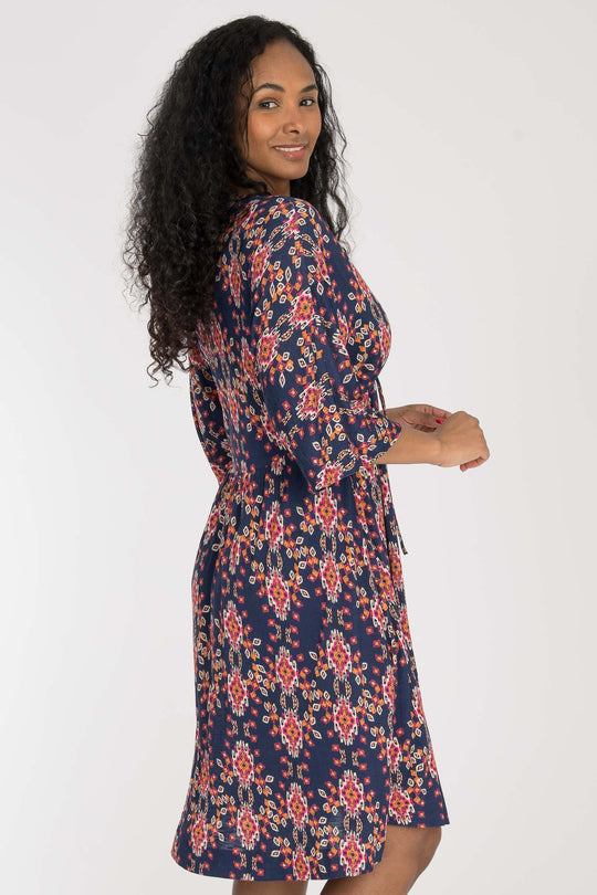 To wear everywhere short jersey dress - Navy