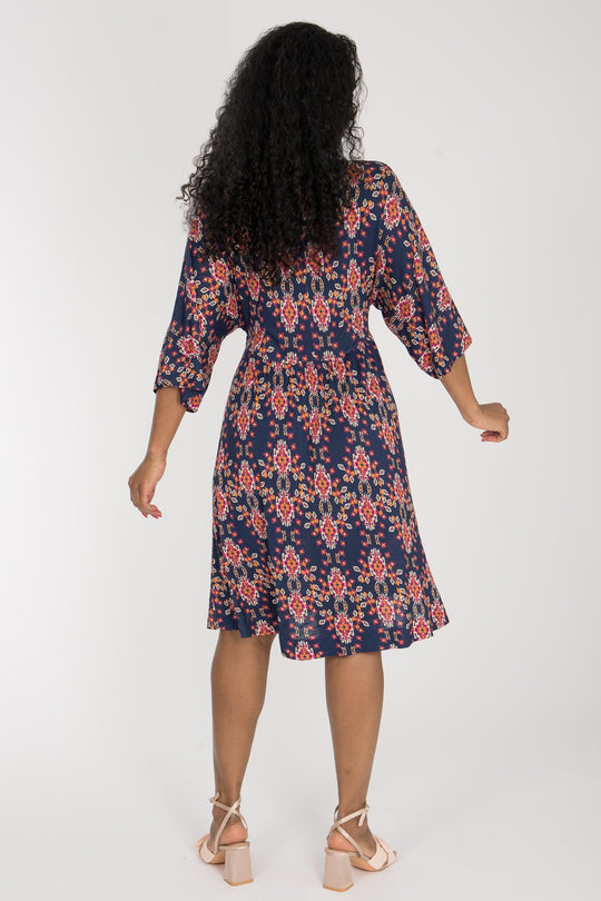 To wear everywhere short jersey dress - Navy