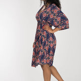 To wear everywhere short jersey dress - Navy