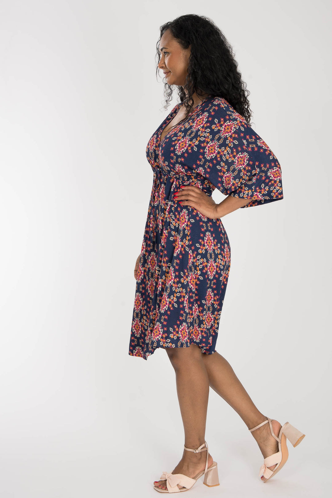 To wear everywhere short jersey dress - Navy