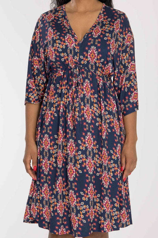 To wear everywhere short jersey dress - Navy