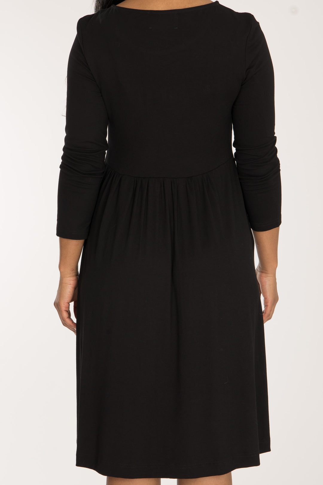 Ideal short jersey dress - Black