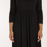Ideal short jersey dress - Black