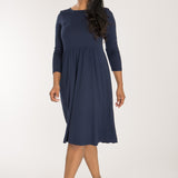 Ideal short jersey dress - Navy