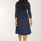 Ideal short jersey dress - Navy