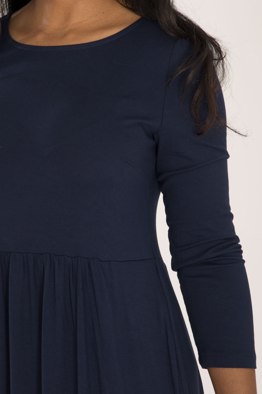 Ideal short jersey dress - Navy