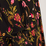 My smocked midi jersey dress - Black