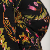 My smocked midi jersey dress - Black