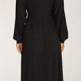 To wear everywhere midi jersey dress - Black
