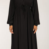 To wear everywhere midi jersey dress - Black