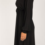 To wear everywhere short jersey dress - Black